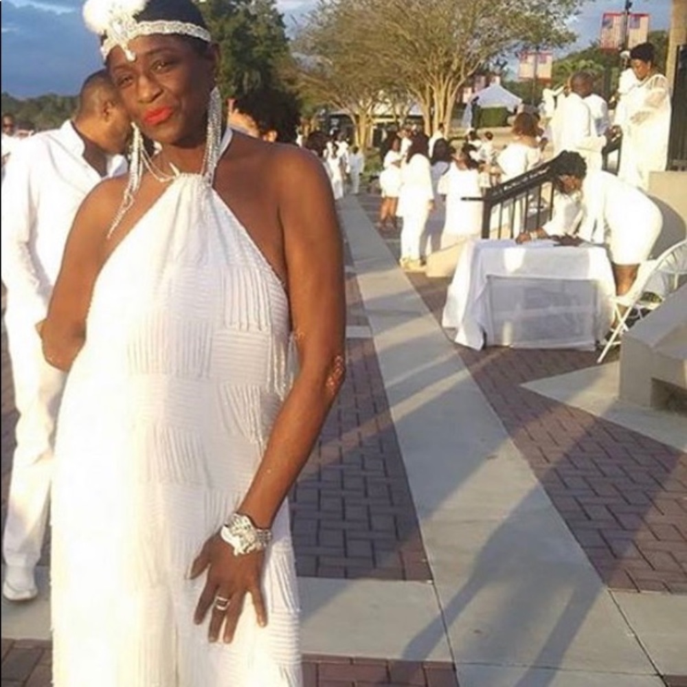 Pure White ASOS jumpsuit